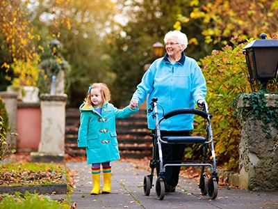 Using a Seated Walker to Prevent Falls